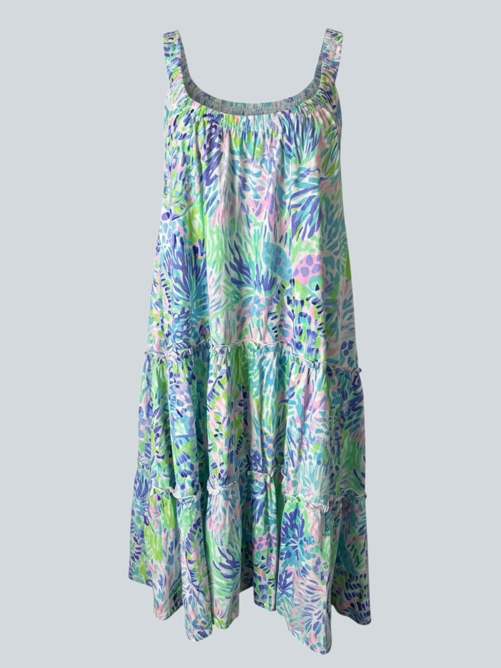 LILLY PULITZER Women's LORO Dress MULTI SHELL OF A PARTY XL NWT - Picture 2 of 8